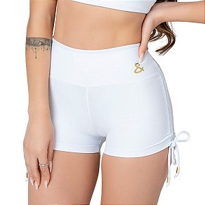 Short Com Cordinha Lateral Girly Branco M&C