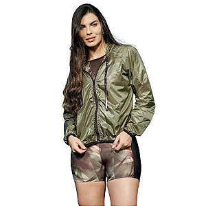 Jaqueta Corta Vento Water Proof Verde Fluído