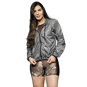 Jaqueta Corta Vento Water Proof Cinza Fluído