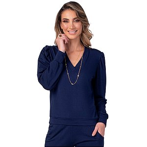 Blusão New Softness Marinho ZERO AÇUCAR