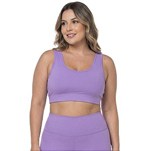 Top Plus Size Regata Timeless Roxo Harmonia ZERO AÇUCAR