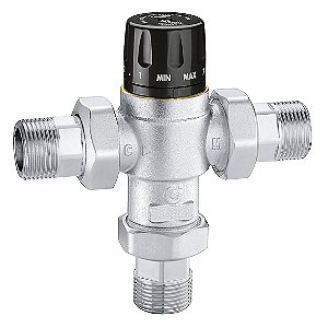 5219 Misturadora Termostática c Fecho Térmico e Retenções 521916 CALEFFI DN:1"