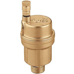 5026 Purgador com anti-aspiração 1/2" eliminadora de ar com bloqueio de entrada de ar ROBOCAL CALEFFI