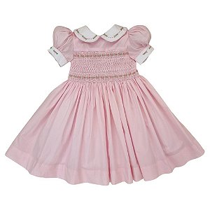 Vestido Infantil Barbie Rosa - Aura Baby- roupas para bebês