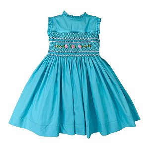 Vestido Infantil de Festa Casinha de Abelha Jasmine - Tiffany