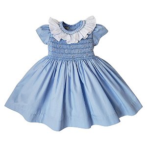 Vestido infantil Trevinho - Azul