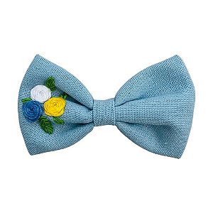 Laço Gravata Floralia - Azul/Color