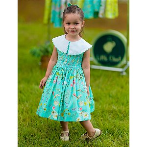 Vestido Infantil Floral Petúnia - Floral Tiffany