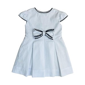 Vestido De Natal Infantil Branco - Frida