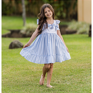 Vestido Curto Infantil Carter's Xadrez com Laços Preto/Branco Tam 2 a 5