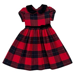 Vestido Infantil Xadrez - Escócia