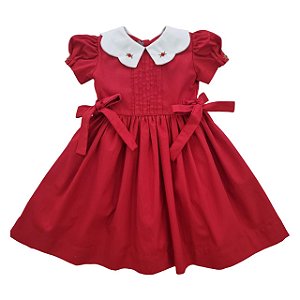 Vestido Infantil Lalá - Vermelho