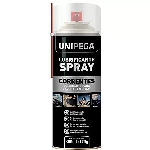 Lubrificante Para Correntes Aerosol 300ml 170g Unipega