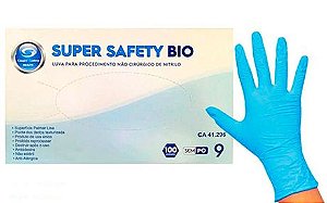 LUVA BIO SAFETY SEM TALCO - SUPER SAFETY