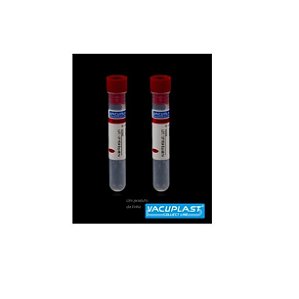 Tubo para coleta de sangue (SEM VÁCUO) com ativador de coágulo - 4ml - C/100
