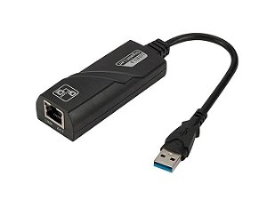 Adaptador de rede USB 3.0 Gigabit RJ45 LAN 10/100/1000 Mbps