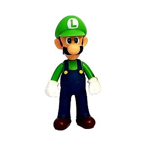 Boneco Luigi Articulado 25cm Pvc - Super Mario Bros
