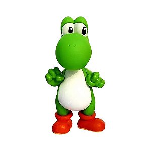 Boneco Yoshi Articulado 25cm Pvc - Super Mario Bros