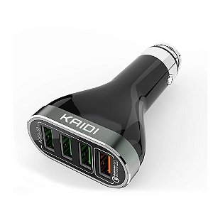 Carregador Veicular 4 USB 6.6A Turbo Quick Charge 2.0 KD-104 - Kaidi