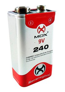 KIT DE 2 PILHAS RECARREGÁVEIS AA 2600MAH MOX MO-AA2600B2UNI