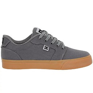 Tenis Dc Shoes Anvil Tx Grey Black Grey