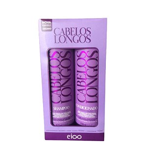Kit Eico Shampoo + Condicionador Cabelos Longos