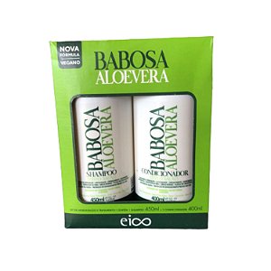 Kit Eico Shampoo + Condicionador Babosa Aloe Vera 850ml
