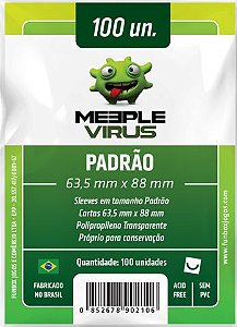 Sleeve Padrão 63,5x88 mm - Meeple Virus