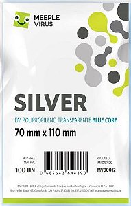 Sleeve Silver 70x110 mm - Blue Core