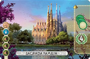 7 Wonders Duel Carta Promocional Sagrada Familia