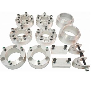 COMBO ESPAÇADOR DE RODAS + KIT LIFT SUSPENSÃO 2" PAJERO TR4