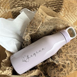 Garrafa inox personalizada com Nome 640ml