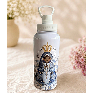 Garrafa Térmica Nossa Senhora Aparecida 900ml
