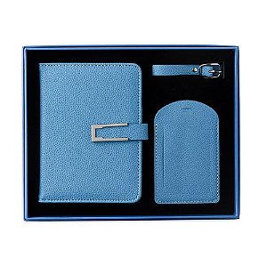 Kit Porta Passaporte com Tag personalize com o Nome ou Iniciais