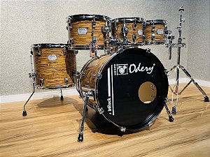 Bateria Odery Inrock Gold Tiger 18" 8" 10" 12" 14" cx 13x6"