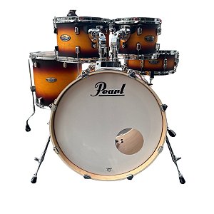 Bateria Pearl Decade Maple Classic Satin Amburst 20" 10" 12" 14" + Caixa 14x5,5" Shellpack