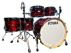 Bateria Tama Starclassic Walnut/Birch Red Oyster 22" 10" 12" 14" 16"