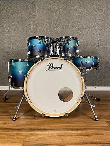 Bateria Pearl Decade Maple Azure Daybreak 20" 10" 12" 14" + Caixa 14x5,5"