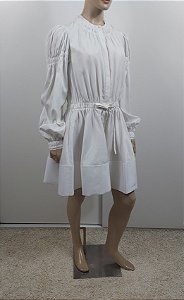 Alexander McQueen - Vestido curto off white