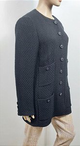 Chanel - Casaco em lã preto