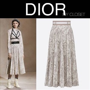 Christian Dior - Saia plissada / Coleção Croisiére 2022