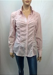 Express - Camisa Drapeada vermelha