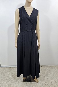 Christian Dior vestido longo alfaiataria