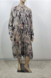 Christian Dior - Vestido chemise estampada