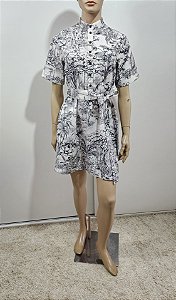 Christian Dior - Vestido curto estampa
