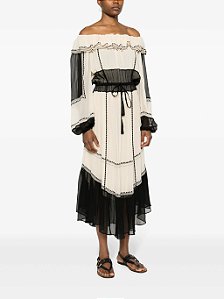 Ulla Johnsson - Vestido midi em seda