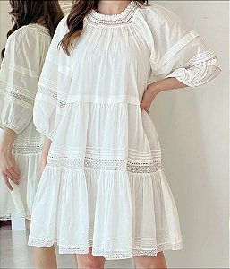 The Great - Vestido off white