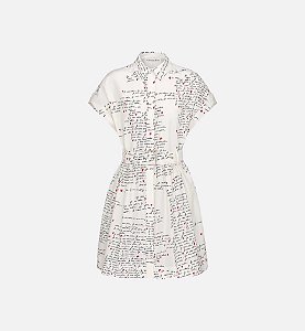 Christian Dior - Vestido chemise Dioramour com cinto