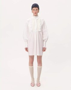 Valentino - Vestido em linho e algodão