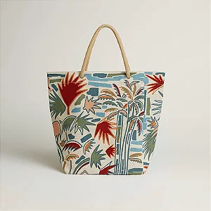 Hermés - Bolsa de praia "Palm tree"